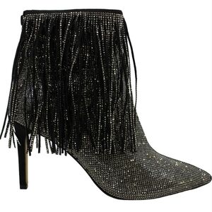 NWOB I.N.C. International‎ Concepts Sahoj Western Fringe Booties Size 5.5